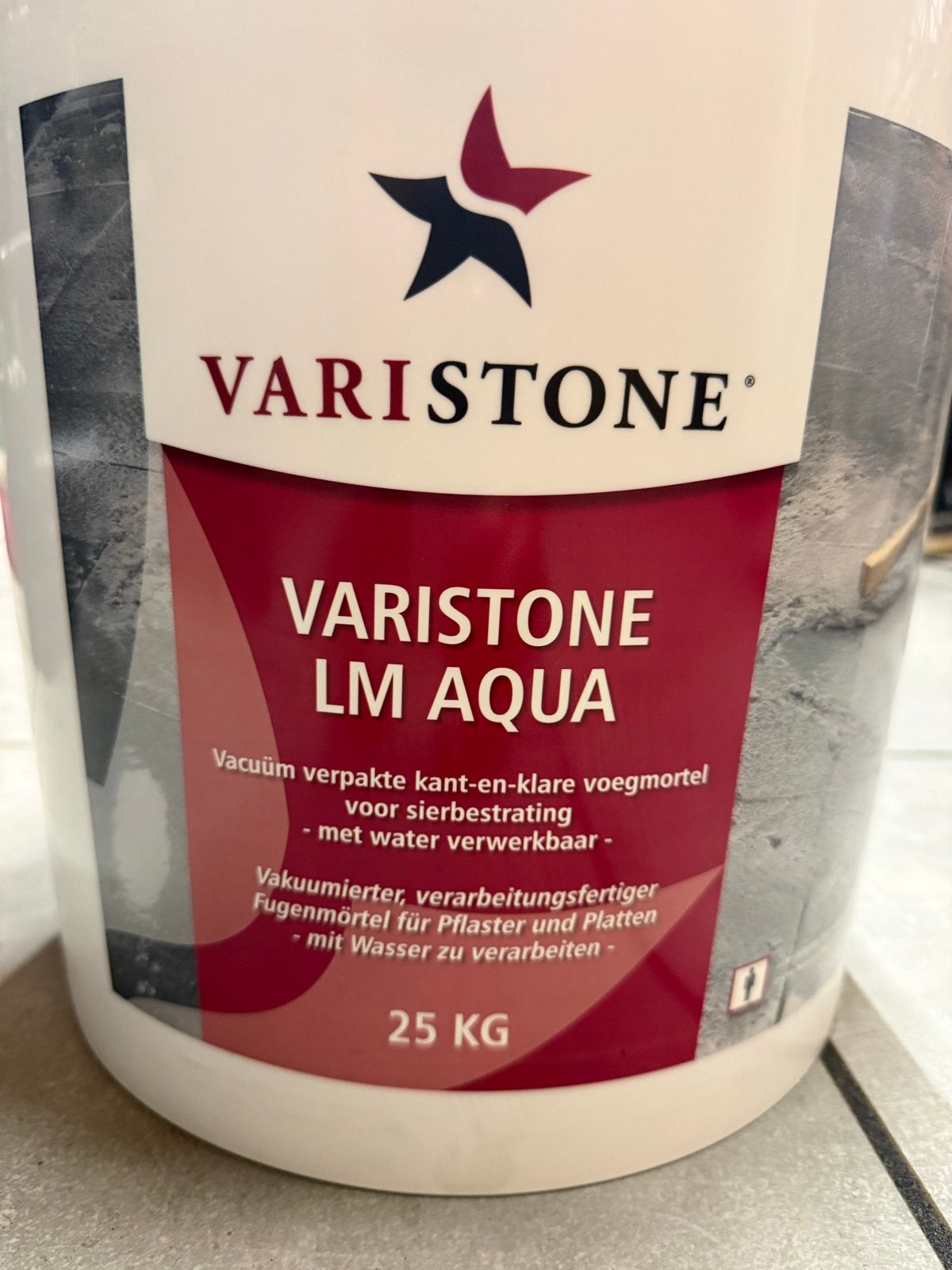 Varistone LM Aqua voegmortel - 25 kg basalt, Nieuw, 10 m² of meer, Vloertegels, Overige materialen