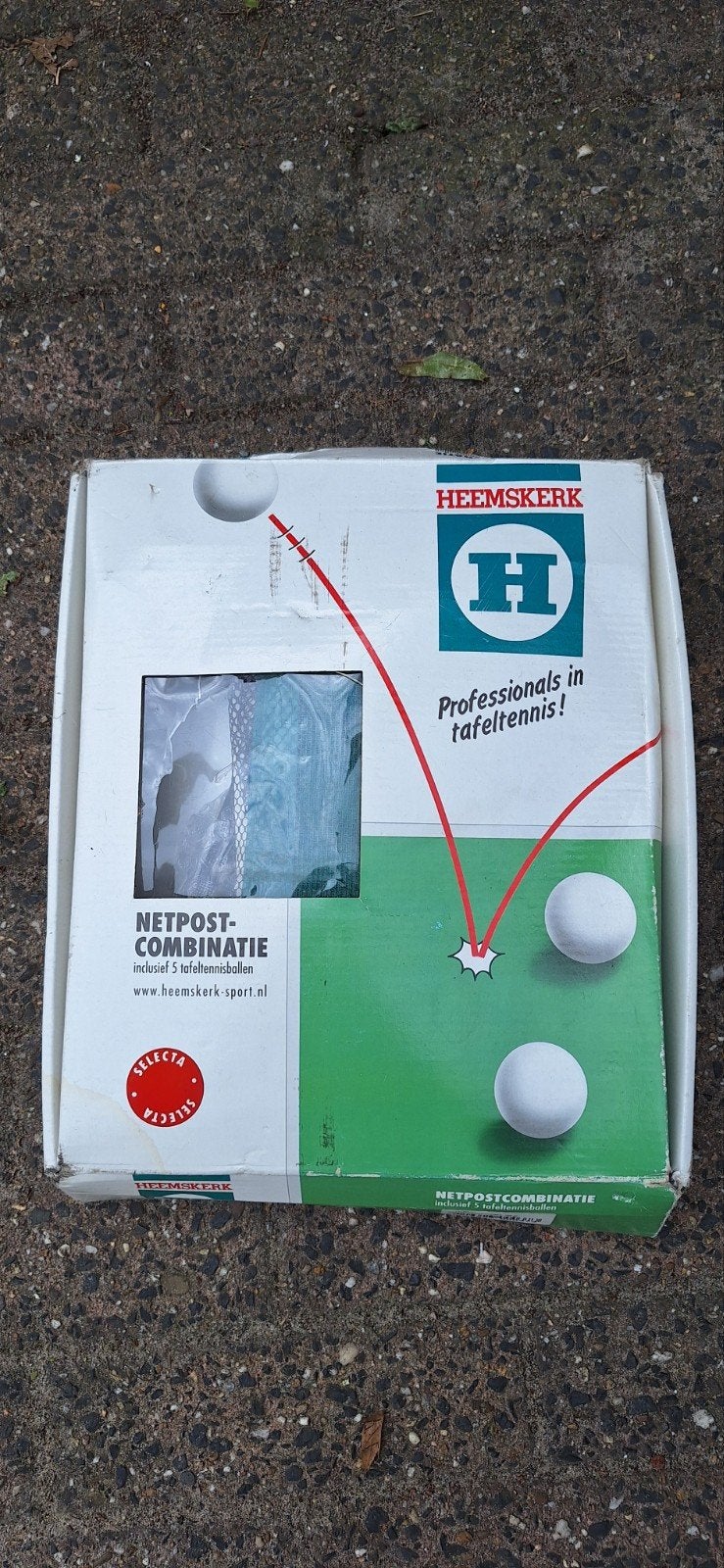 Heemskerk Selecta Tafeltennis Net - Nieuw, Ophalen of Verzenden, Nieuw, Net, Batje(s) of Balletje(s)