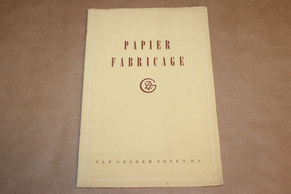 Papierfabricage — Van Gelder Zonen, Papiermakerij & Techniek, Ophalen of Verzenden, Gelezen, Bouwkunde