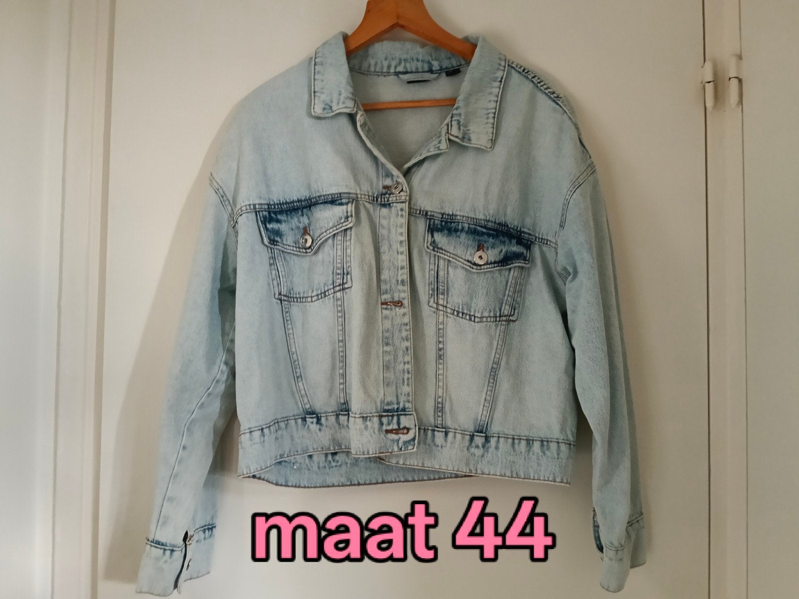 nieuw spijkerjasje maat 44, Ophalen, Nieuw, Maat 42/44 (L), Blauw