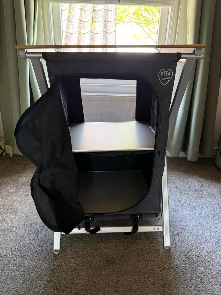 Defa easy folding opbergkast houtenblad, Ophalen, Zo goed als nieuw