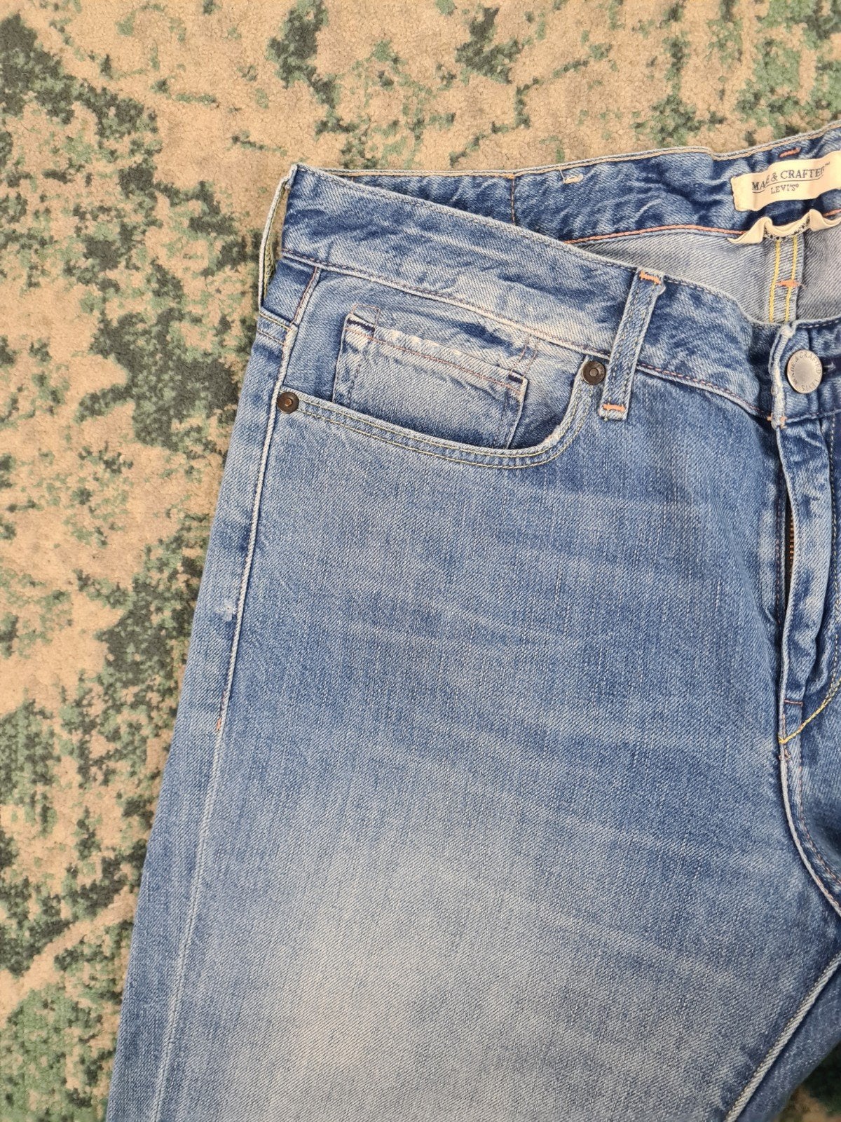 Levi’s marker Tapered W29 L32 Dames Tulsi2932 Blauw, Blauw, Ophalen of Verzenden, Zo goed als nieuw, W28 - W29 (confectie 36)
