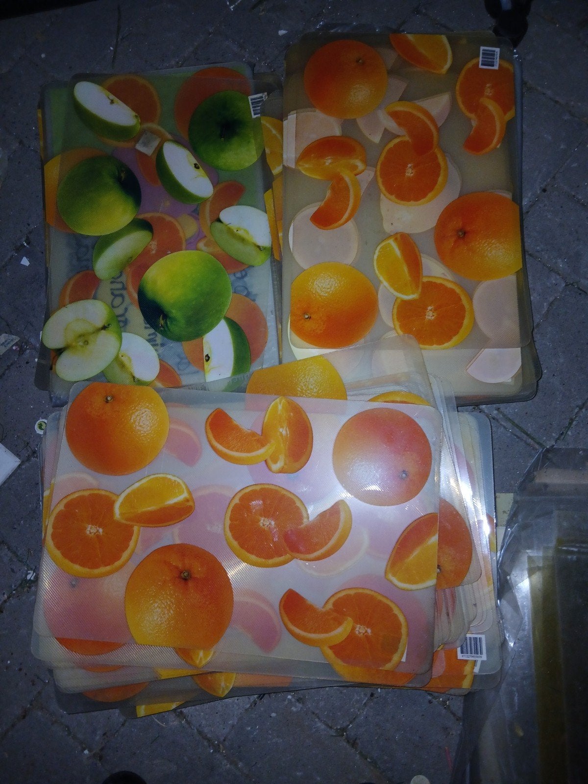 Meer dan 100 stuks placemats met fruitprint, Overige typen, Kunststof, Nieuw, Ophalen of Verzenden
