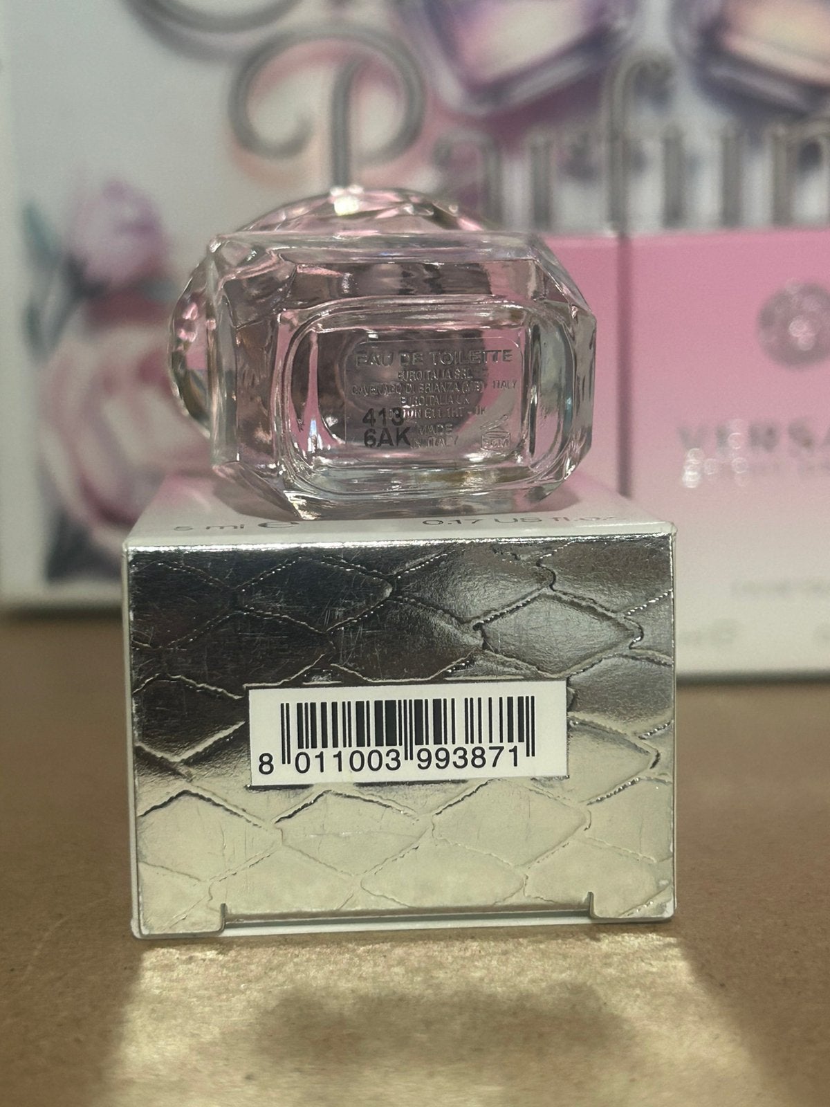 Versace - bright crystal miniatuur 5ml edt, Ophalen of Verzenden, Nieuw
