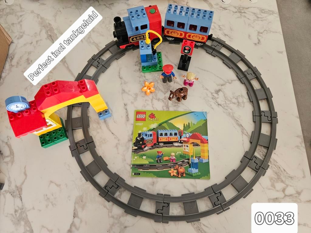 0033 Duplo Elektrische Trein Set 10507, Ophalen of Verzenden, Zo goed als nieuw, Duplo