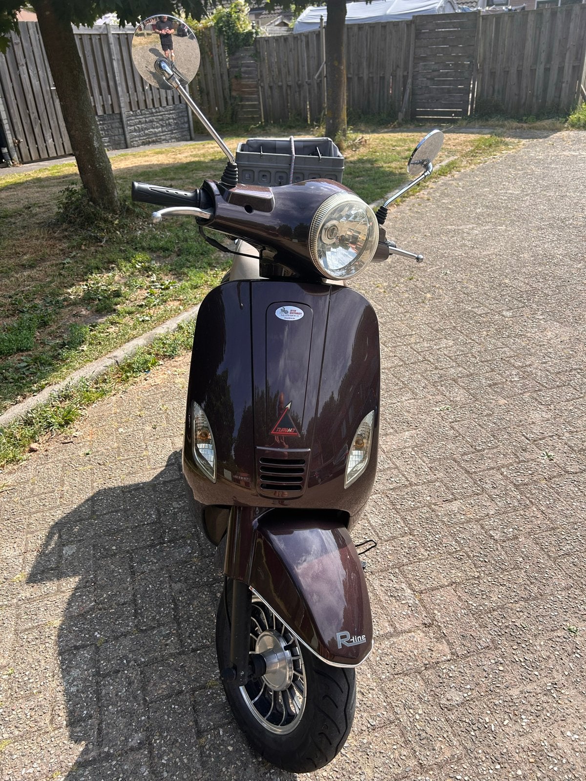 R-line PL-50 Scooter - Bruin, Gebruikt, Ophalen of Verzenden, Gebruikt, Overige typen, Overige merken
