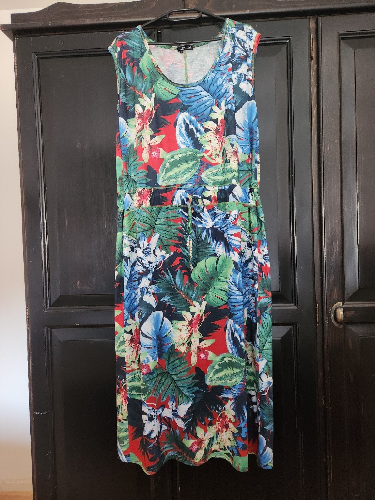 Supermooie jurk maat 48, Ophalen of Verzenden, Zo goed als nieuw, Maat 46/48 (XL) of groter, Onder de knie