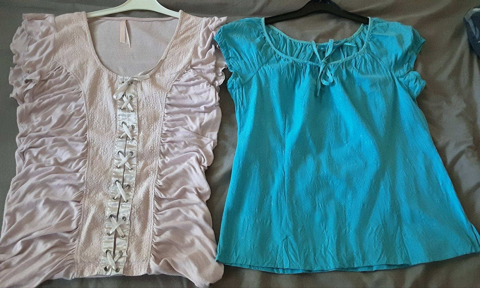 blouse,  roze vetersluiting, turquoise broderie. oktoberfest, Maat 38/40 (M), Street One, Ophalen of Verzenden, Roze