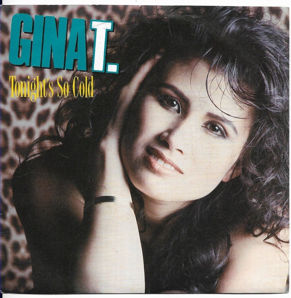 Gina T., Cd's en Dvd's, Vinyl Singles, Fotohoes, Ophalen of Verzenden, Zo goed als nieuw, Pop