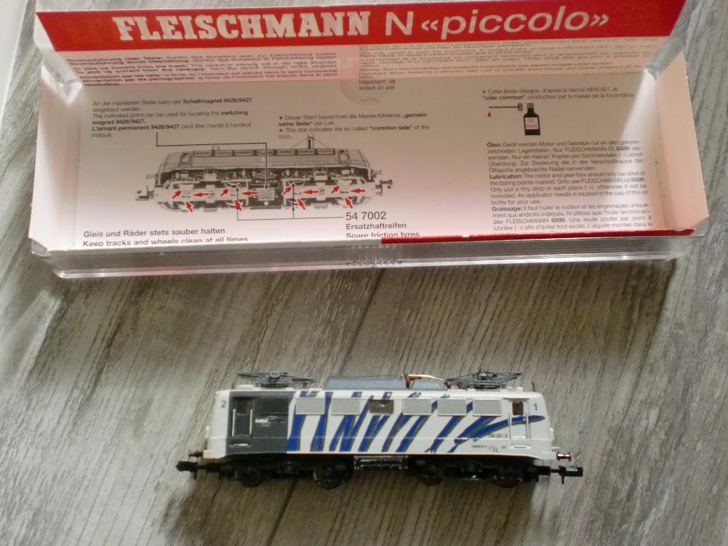 Fleischmann Locomotion BR 139 Zebra loc N spoor dig, Fleischmann, Ophalen of Verzenden, Zo goed als nieuw, Gelijkstroom