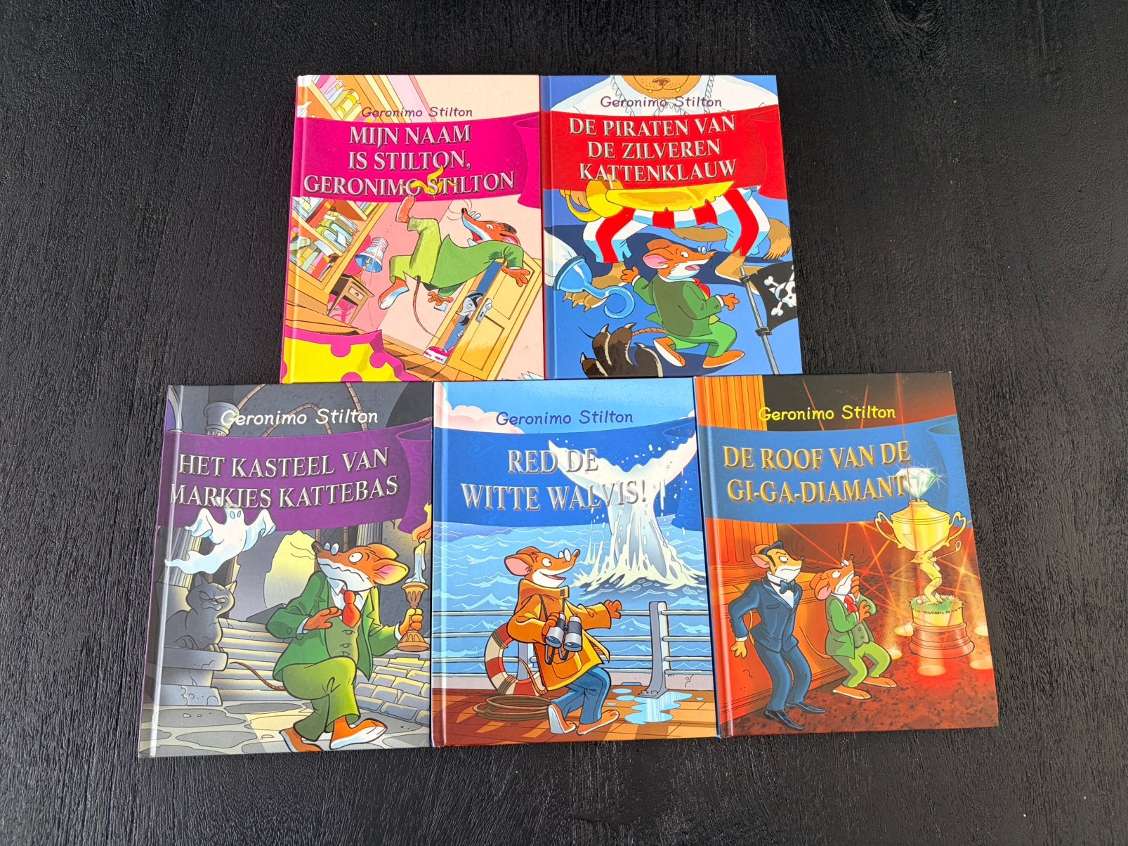 Geronimo Stilton boeken, Boeken, Kinderboeken | Jeugd | onder 10 jaar, Zo goed als nieuw, Fictie algemeen, Ophalen of Verzenden