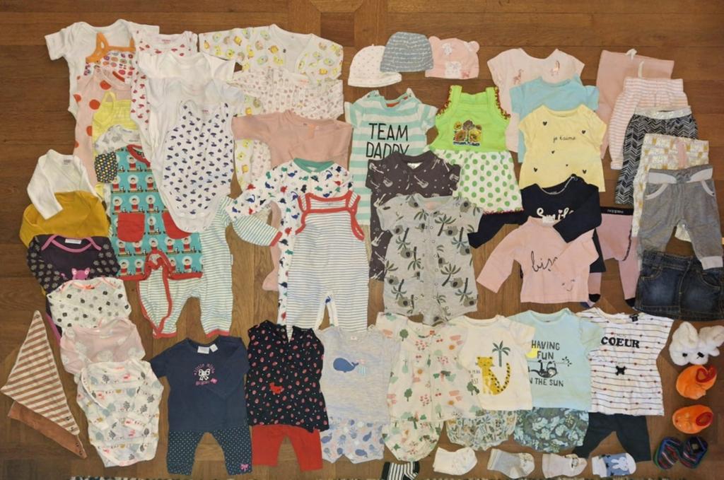 Leuk zomerpakket meisje maat 50/56, Kinderen en Baby's, Babykleding | Maat 50, Ophalen of Verzenden, Zo goed als nieuw, Meisje