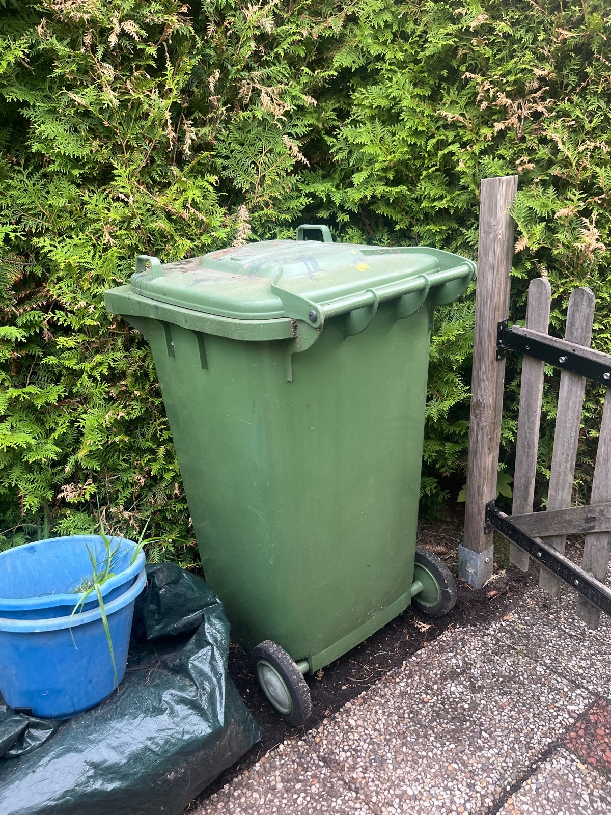 Groen afvalcontainer gft kliko, Ophalen, Kunststof, Gebruikt, 40 liter of meer