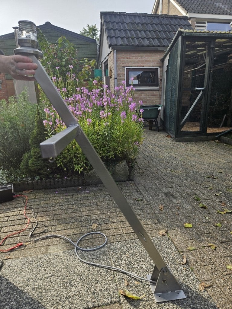 boot mastje siermast  rvs, Ophalen of Verzenden, Zo goed als nieuw, Overige typen