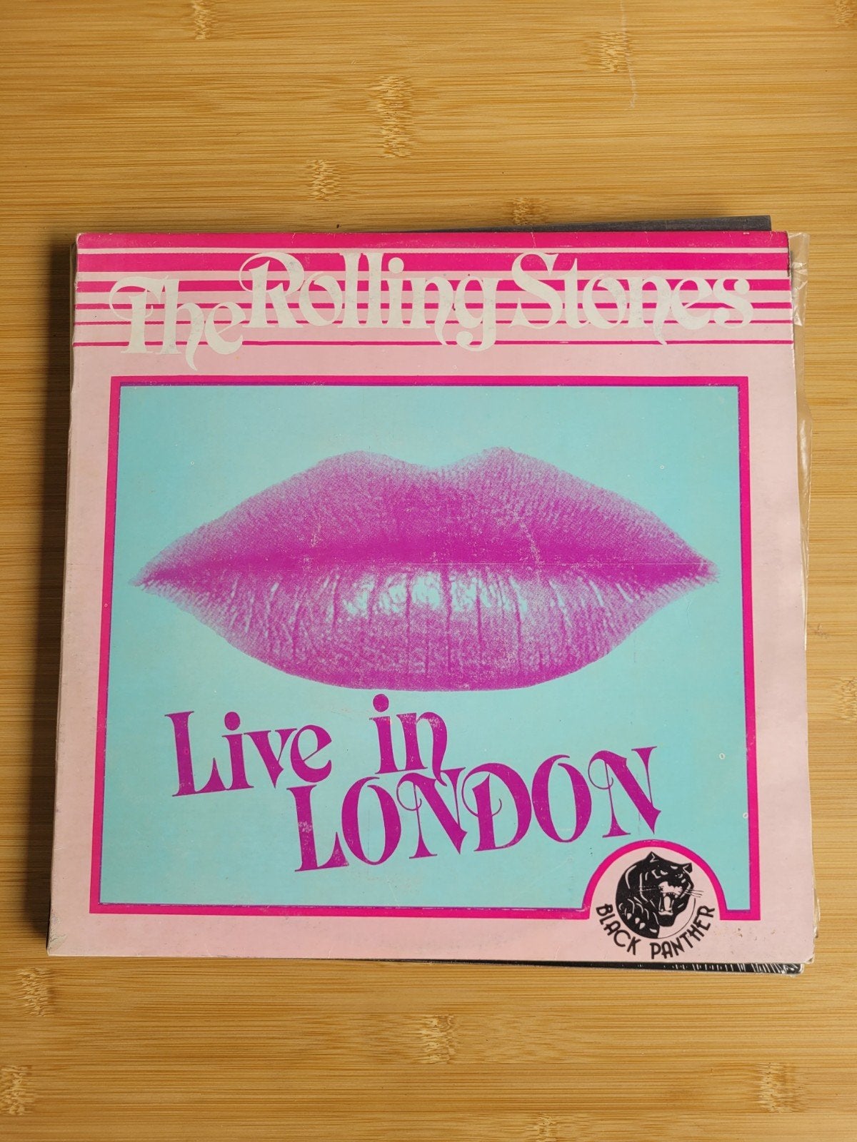 The Rolling Stones Live in London 1960s LP Vinyl Jagger Lick, Ophalen of Verzenden, Zo goed als nieuw, 12 inch, Poprock