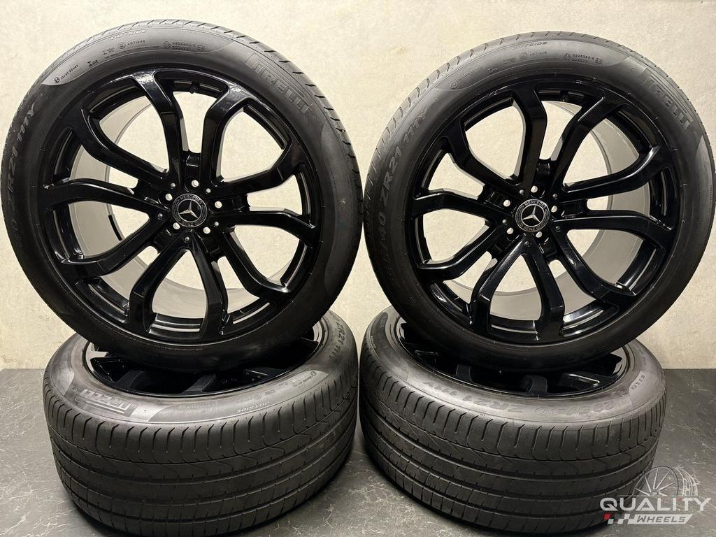 21” MERCEDES AMG GLS 63 klasse, GL X164 Velgen + Banden 295/