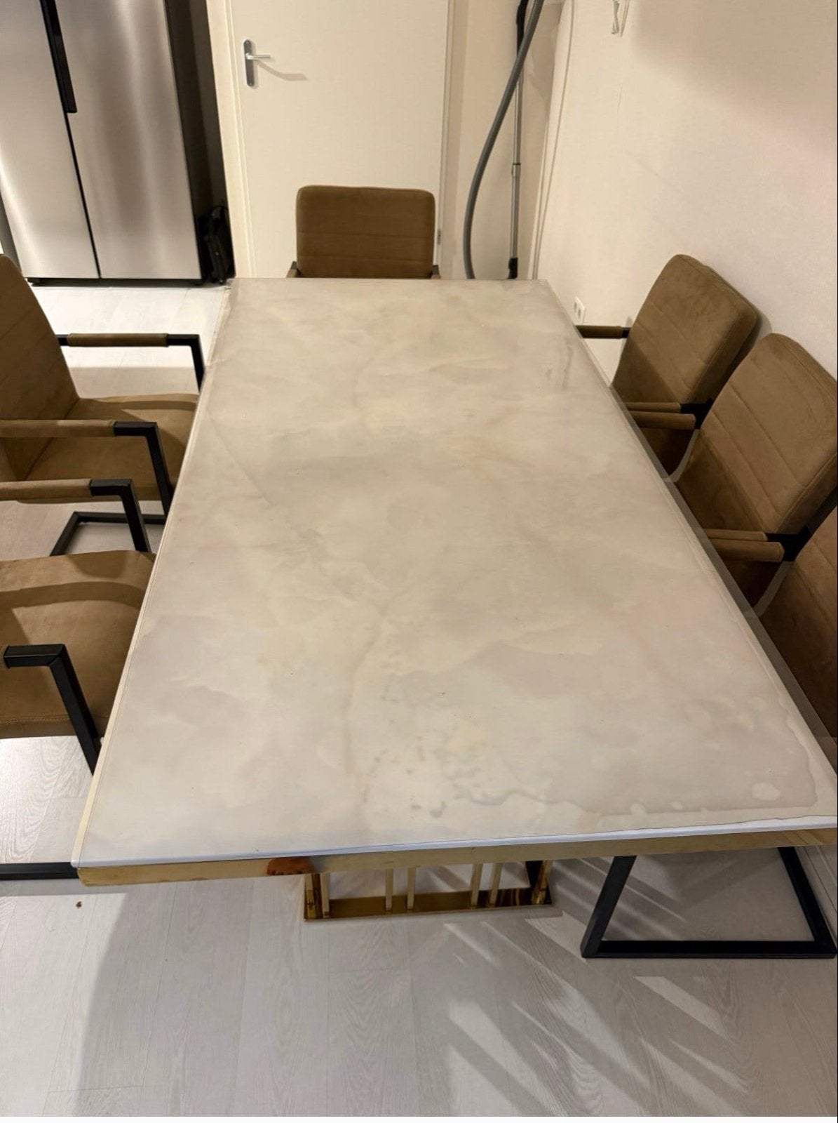 Eettafel, Huis en Inrichting, Zo goed als nieuw, Vier personen, Rechthoekig, 50 tot 100 cm