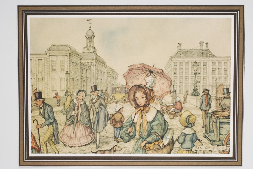 Hoeden parade III - Anton Pieck, Verzenden, 1980 tot heden, Zo goed als nieuw, Prent