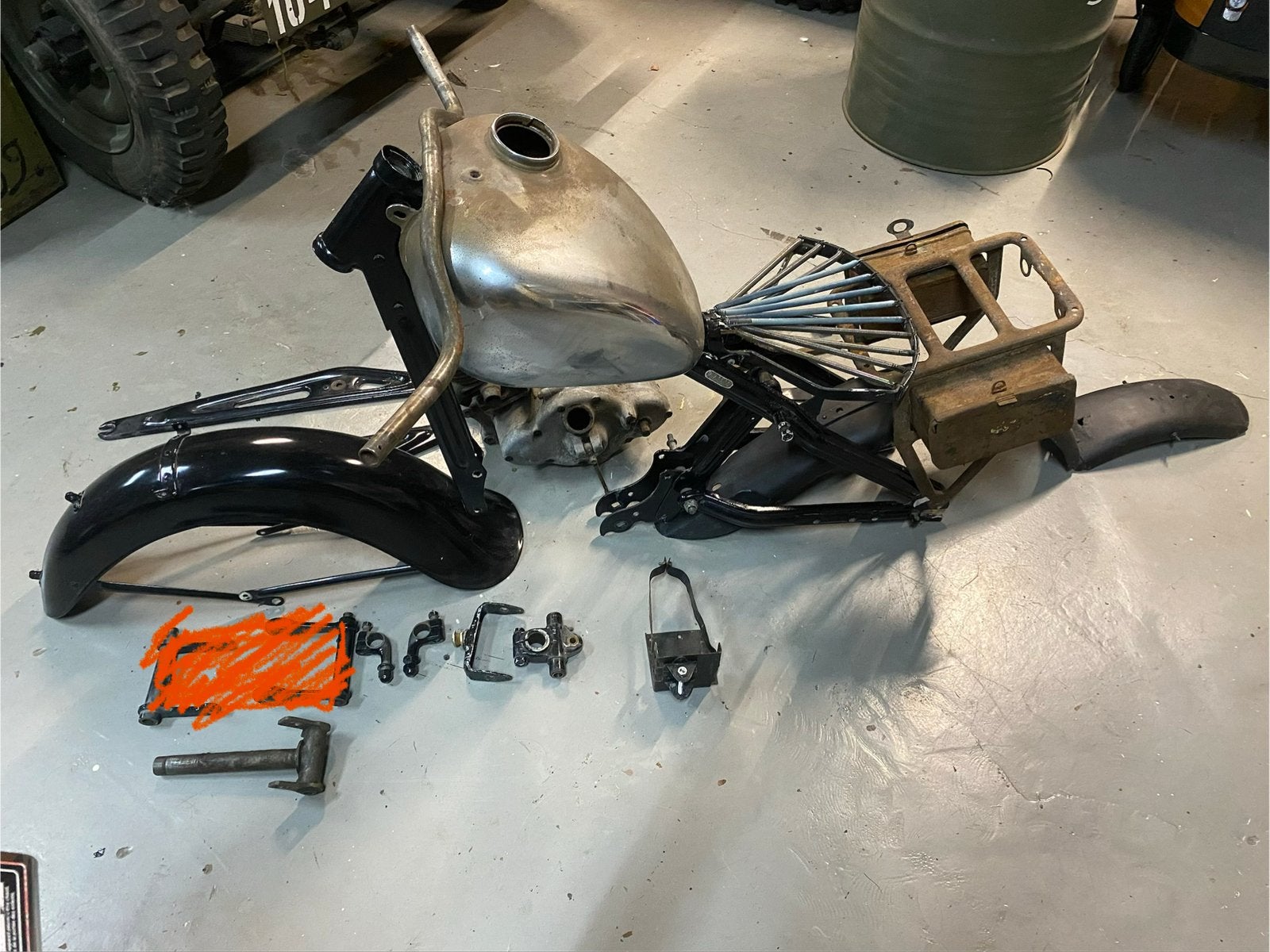 DKW SB / block 200 project - met papieren, Motoren, Ophalen