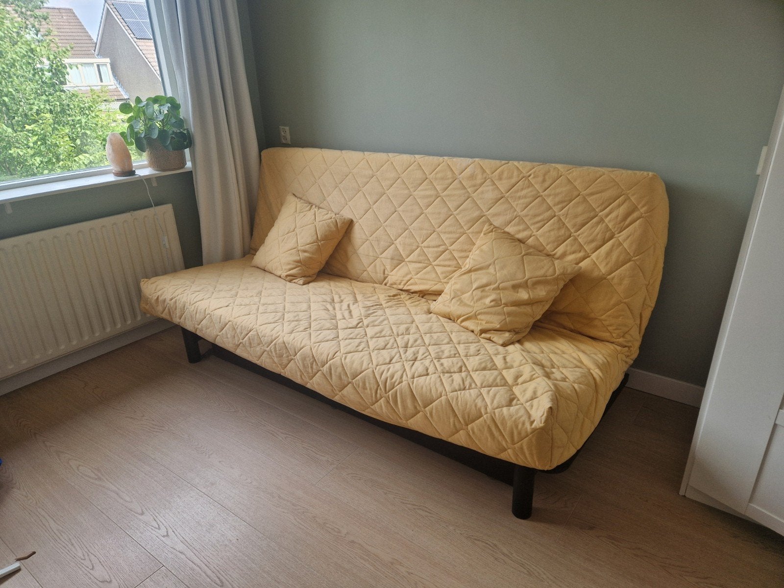 IKEA Nyhamn slaapbank, Ophalen, Gebruikt, Tweepersoons, 140 cm