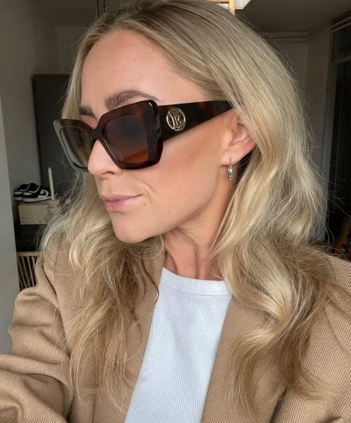 Zonnebril burberry, Zonnebril, Bruin, Zo goed als nieuw, Ophalen