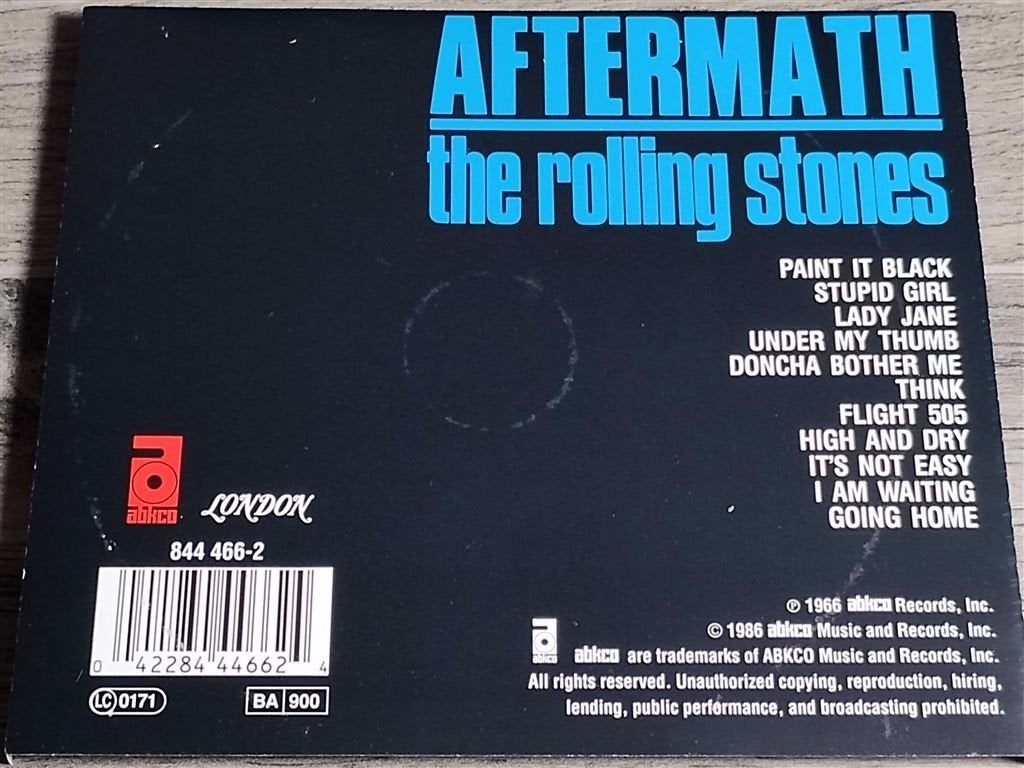 The Rolling Stones ‎– Aftermath, Ophalen of Verzenden, Zo goed als nieuw, Poprock