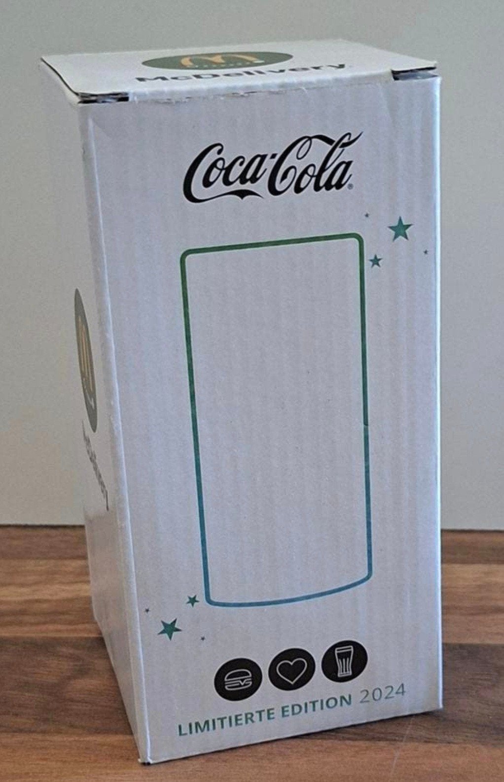 Coca-Cola Glas McDonalds Duitsland Mcdelivery Limited Editio, Ophalen of Verzenden, Nieuw, Frisdrankglas