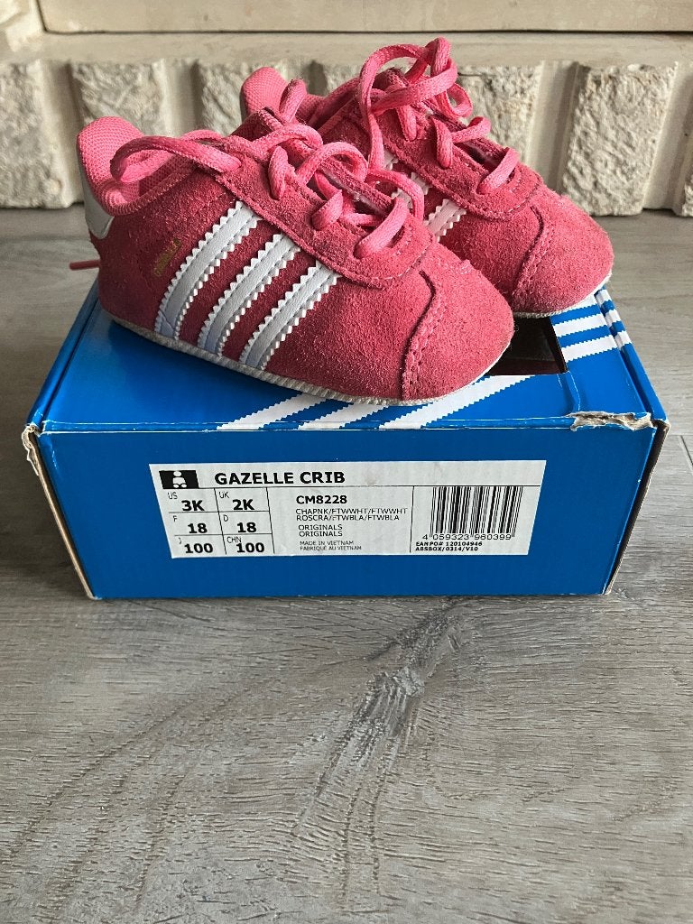Roze Adidas babyschoenen, Adidas, Schoentjes, Meisje, Ophalen of Verzenden