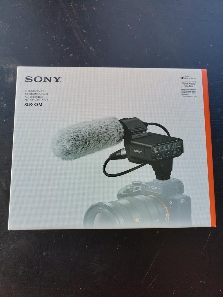 Sony XLR-K3M XLR Adapter Kit met microfoon en doos, Ophalen, Zo goed als nieuw, Overige typen