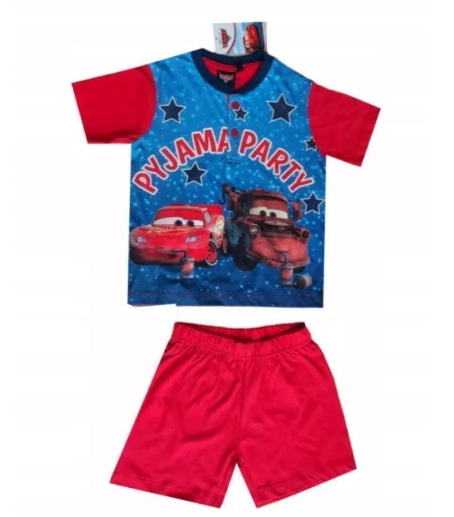 Disney Cars Shortama Rood - Maat 98 - 110 - 116 - 122 - 128, Nacht- of Onderkleding, Disney Cars, Nieuw, Ophalen of Verzenden