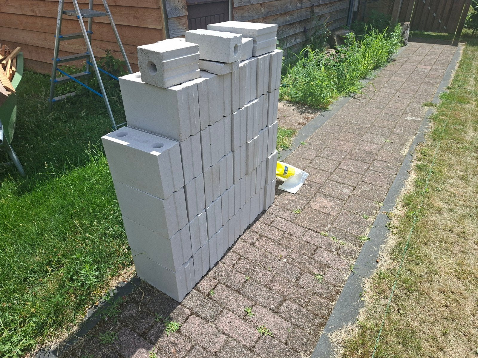 Kalkzandsteen blokken - diverse maten, Doe-het-zelf en Verbouw, Metselstenen, Ophalen, Kalkzandstenen