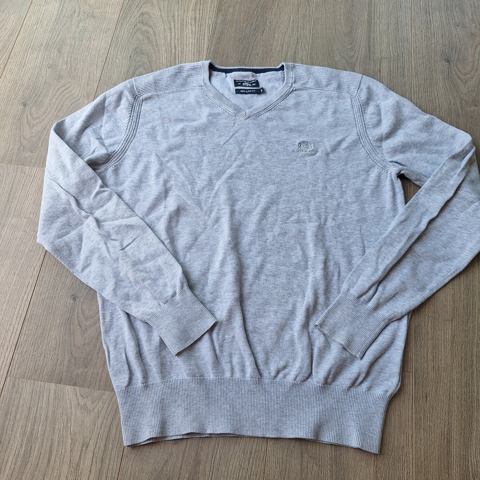 Grijze nette dun gebreide trui, State of Art, M, State of Art, Maat 48/50 (M), Ophalen of Verzenden, Grijs