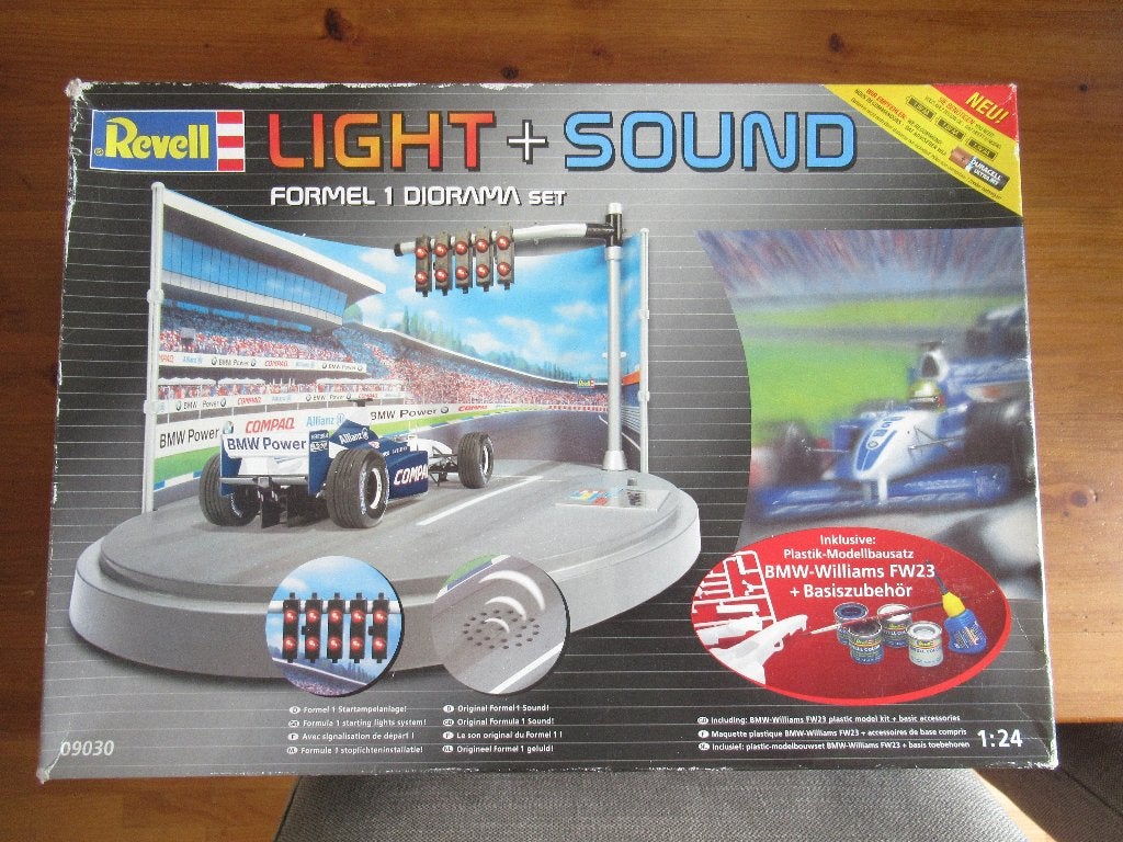Formule 1 Light & Sound diorama set (Revell 1/24), Auto, Revell, Groter dan 1:32, Ophalen of Verzenden