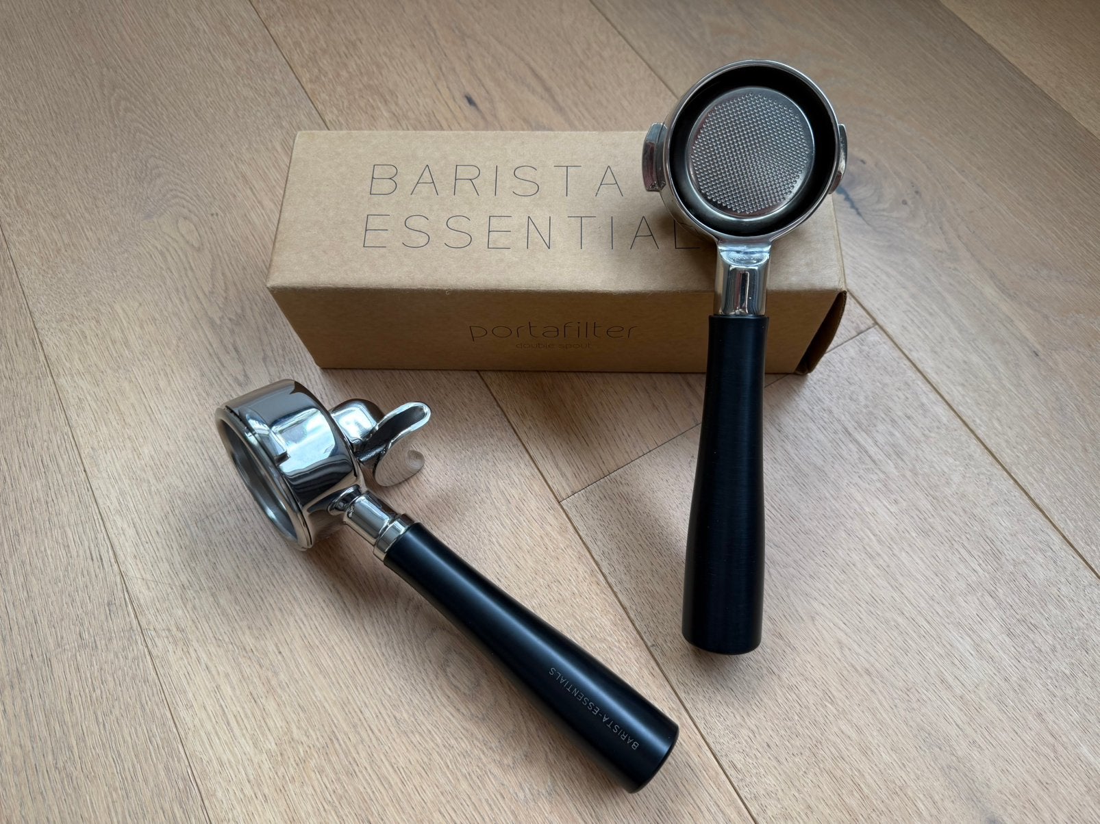 Naked en dubbele portafilters E61 ECM (Barista Essentials), Verzenden, Zo goed als nieuw