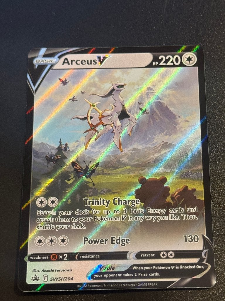 Arceus V swsh204, Ophalen of Verzenden, Zo goed als nieuw, Losse kaart, Foil