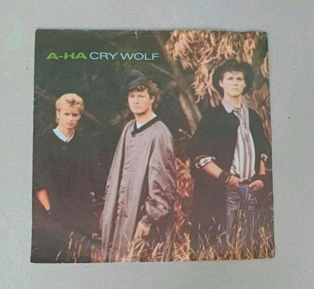 A-ha - Cry Wolf, Cd's en Dvd's, Vinyl Singles, Gebruikt, Pop, Beschermende buitenhoes, Ophalen of Verzenden