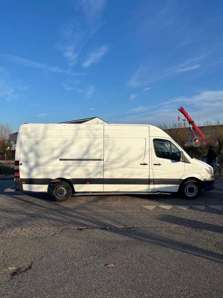 Mercedes-Benz Sprinter 2.1 CDI 105KW 2018 apk nieuw, Automaat, Stof, Wit, Mercedes-Benz