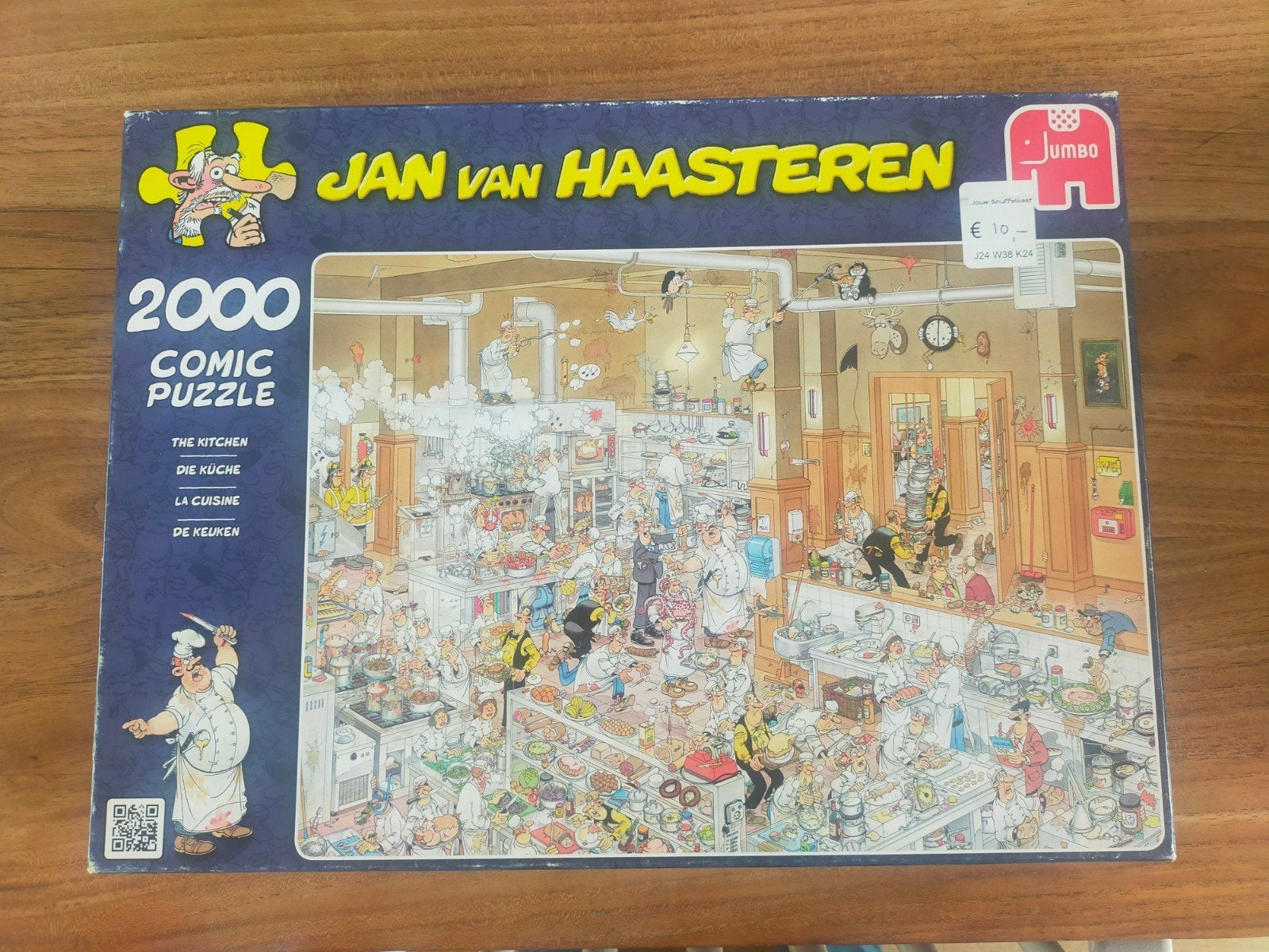 Jan van Haasteren 2000 de keuken, Hobby en Vrije tijd, Denksport en Puzzels, Ophalen of Verzenden, Meer dan 1500 stukjes, Zo goed als nieuw