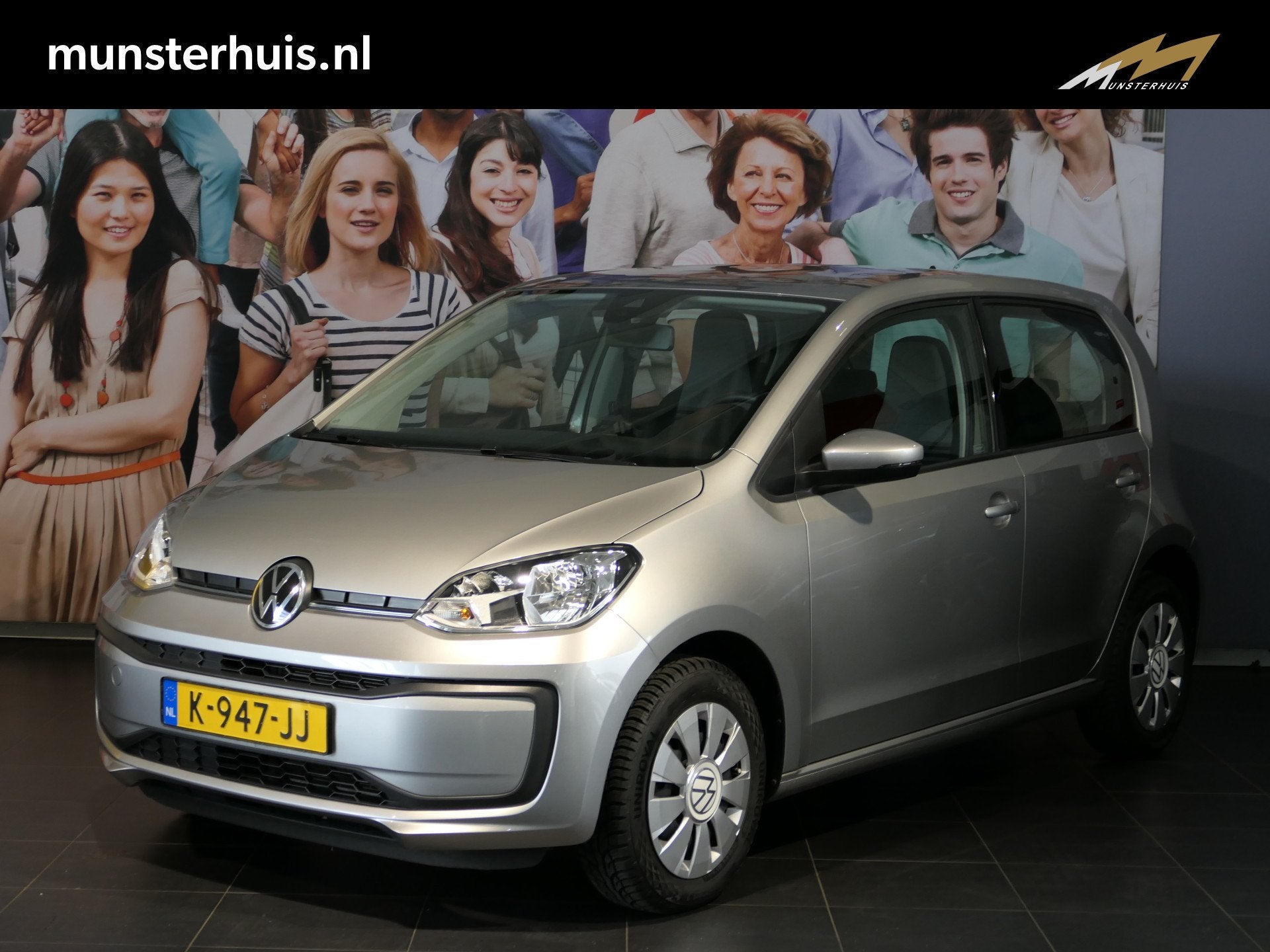 Volkswagen up! 1.0 BMT move up! All Season, Airco, Bluetooth, Voorwielaandrijving, Stof, Gebruikt, 4 stoelen