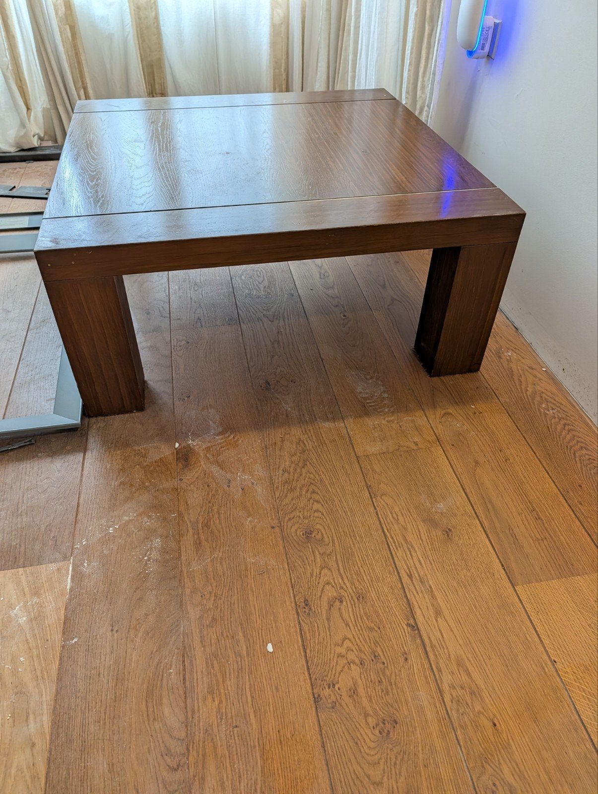Goossens Salontafel 90x90 cm, Huis en Inrichting, Ophalen, Gebruikt, 50 tot 100 cm, Vierkant