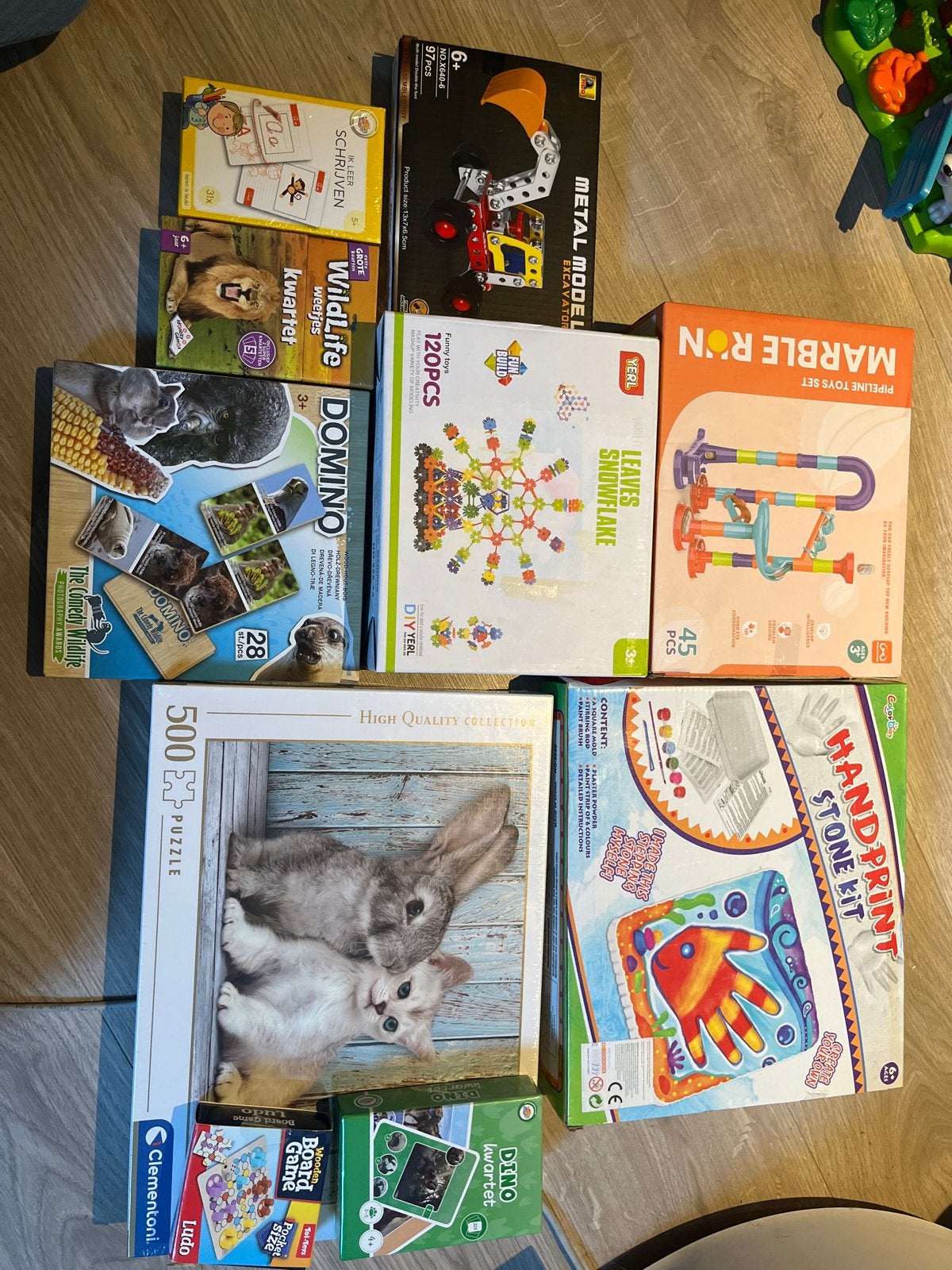 Grote partij nieuw speelgoed: puzzels, spellen en meer!, Ophalen, Nieuw, Jongen of Meisje