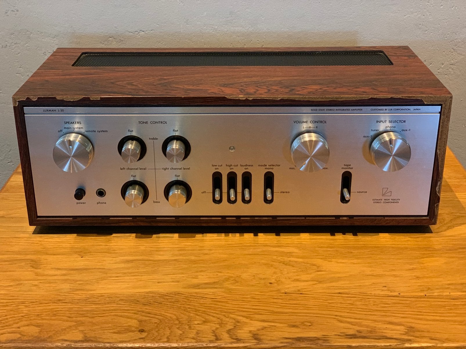Luxman L30 L-30 versterker, Gebruikt, Ophalen, Overige merken, Minder dan 60 watt