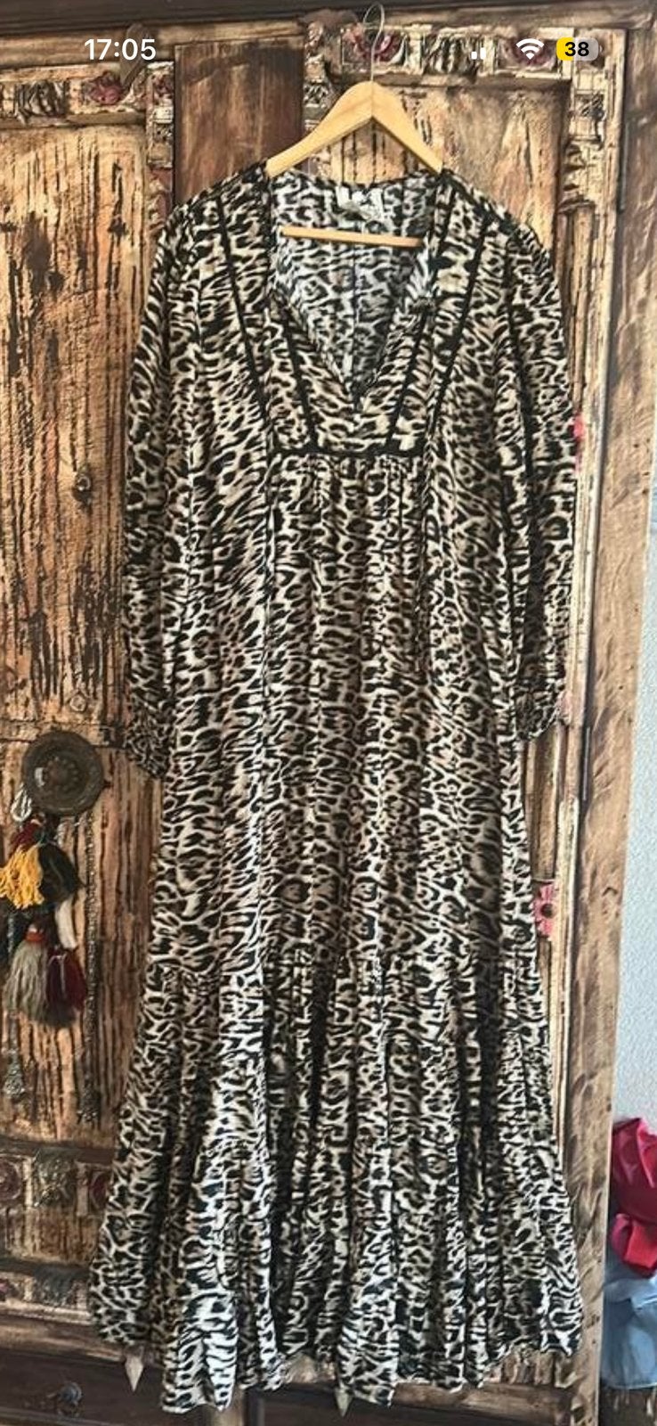 Ibiza jurk Jaase L, Kleding | Dames, Jurken, Maat 38/40 (M), Bruin, Ophalen of Verzenden, Zo goed als nieuw