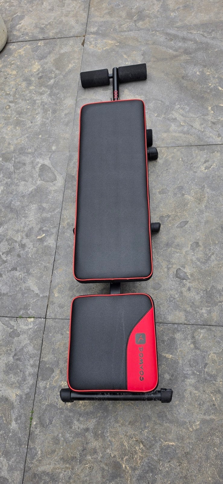 Domyos Bench 500 Opvouwbare Buikspierbank / Krachtbank, Sport en Fitness, Fitnessapparatuur, Zo goed als nieuw, Ophalen of Verzenden