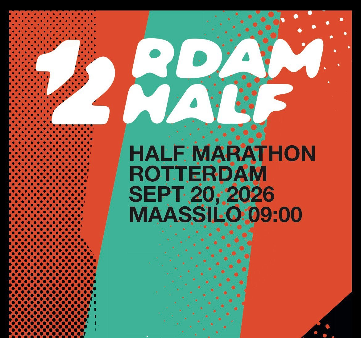 Startbewijs halve marathon Rotterdam 20 september, Eén persoon