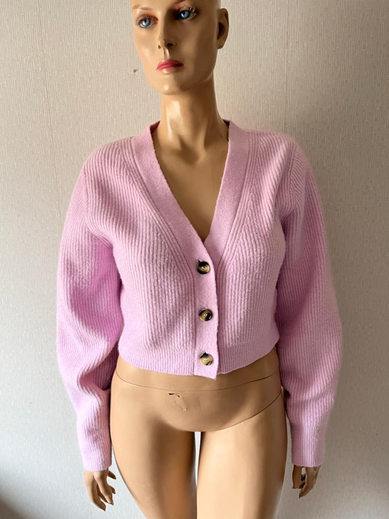 Prachtige roze vest maat M, Ophalen of Verzenden, Zo goed als nieuw, Maat 38/40 (M), Roze