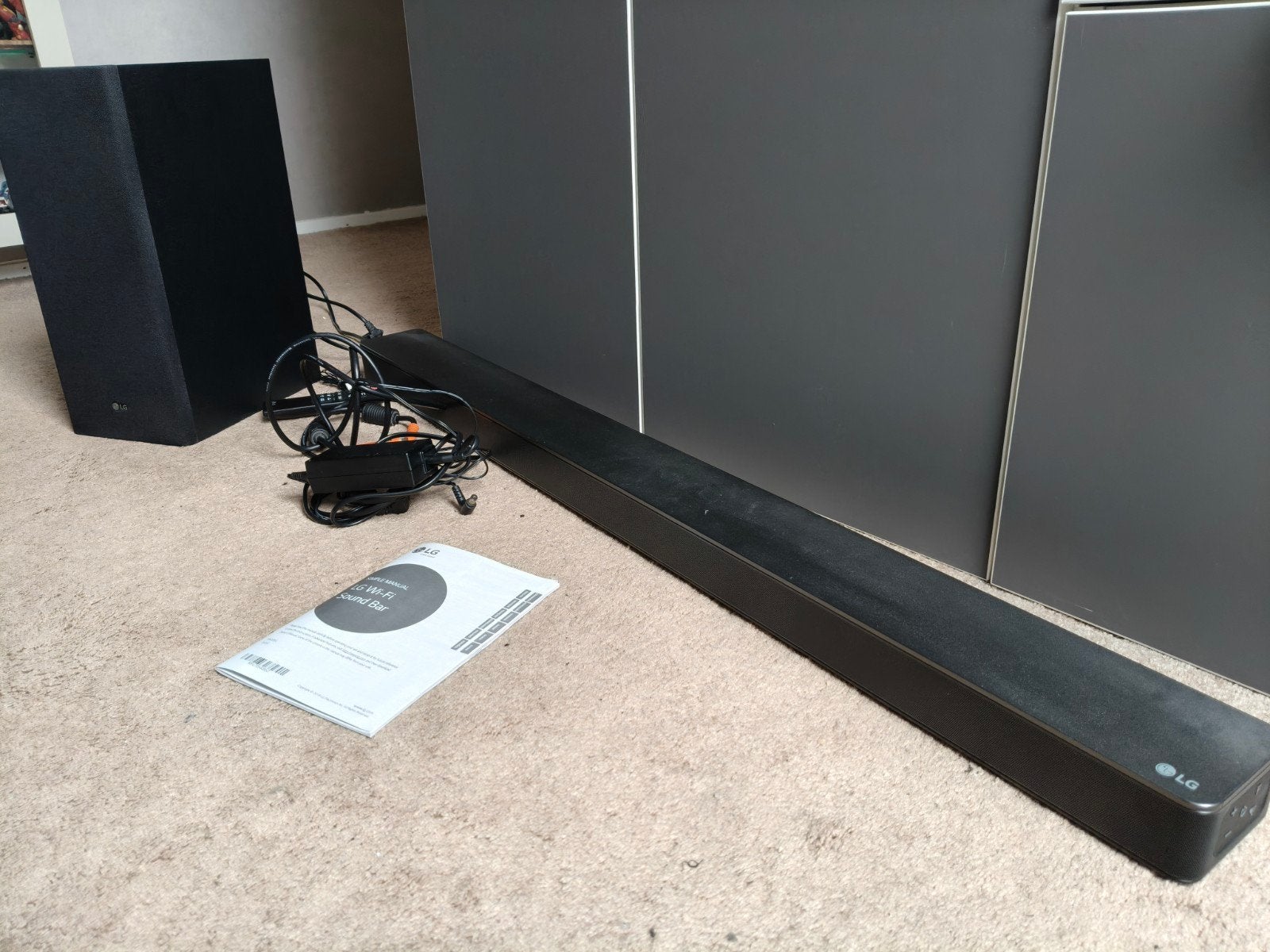 LG SK6F Soundbar/draadloze subwoofer/FM/bluetooth/chromecast, Ophalen, Bluetooth, Gebruikt