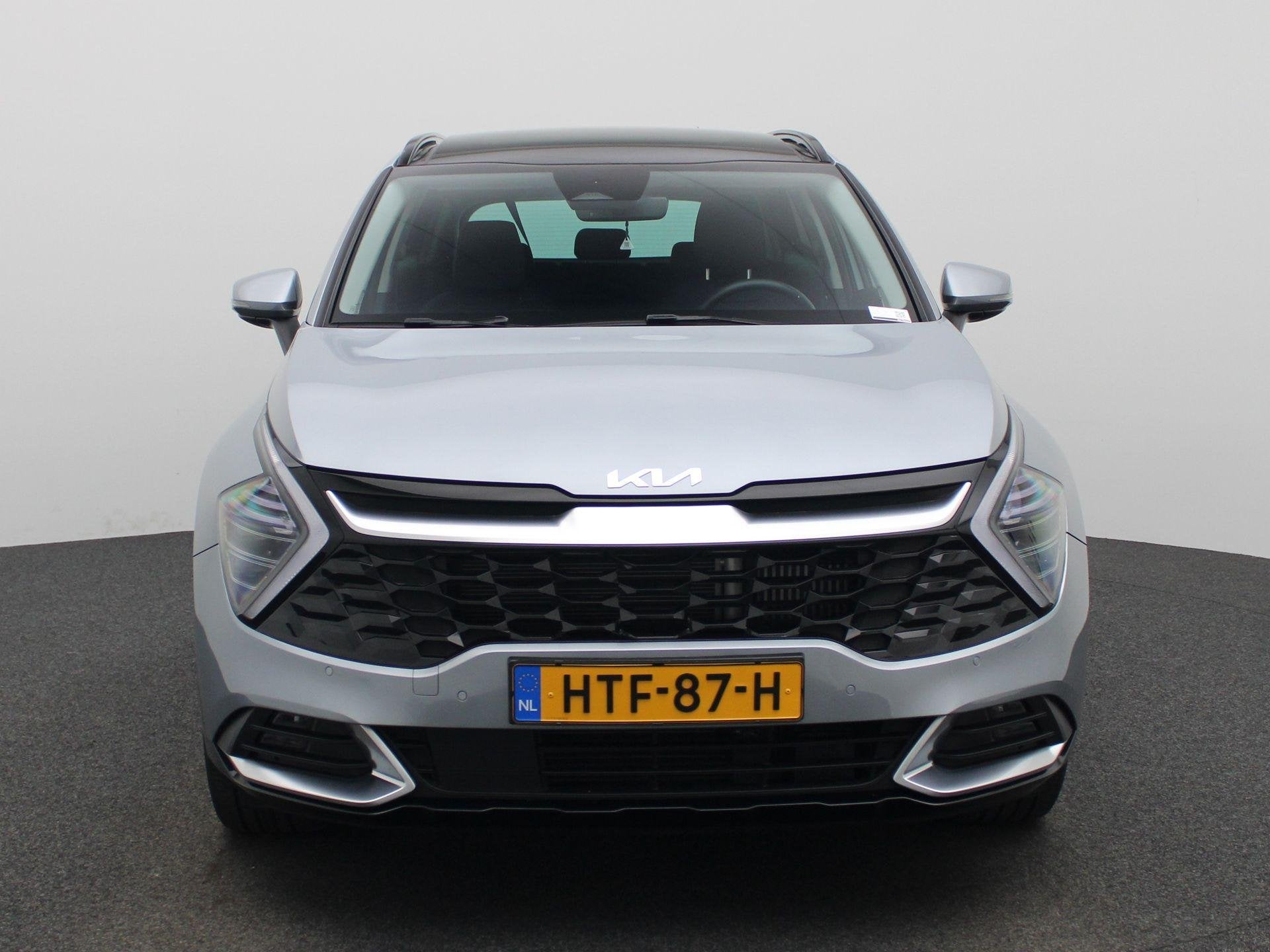 Kia Sportage 1.6 T-GDi Hybrid DynamicPlusLine | Navigatie |, Auto's, Kia, Gebruikt, Euro 6, 4 cilinders, Leder en Stof