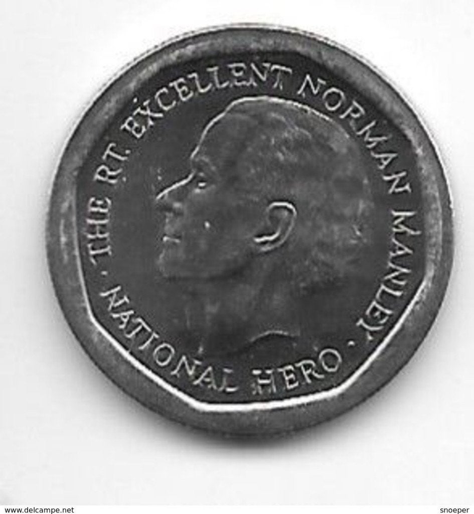jamaica 5 dollars 1995 km 163 bu/ms65, Verzenden, Noord-Amerika, Losse munt