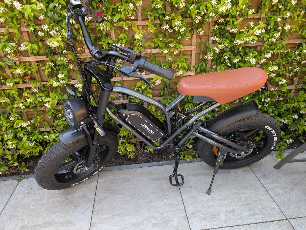 Fatbike Jansno X50 V8 Elektrische Fiets, Zo goed als nieuw, 59 cm of meer, 50 km per accu of meer, Ophalen